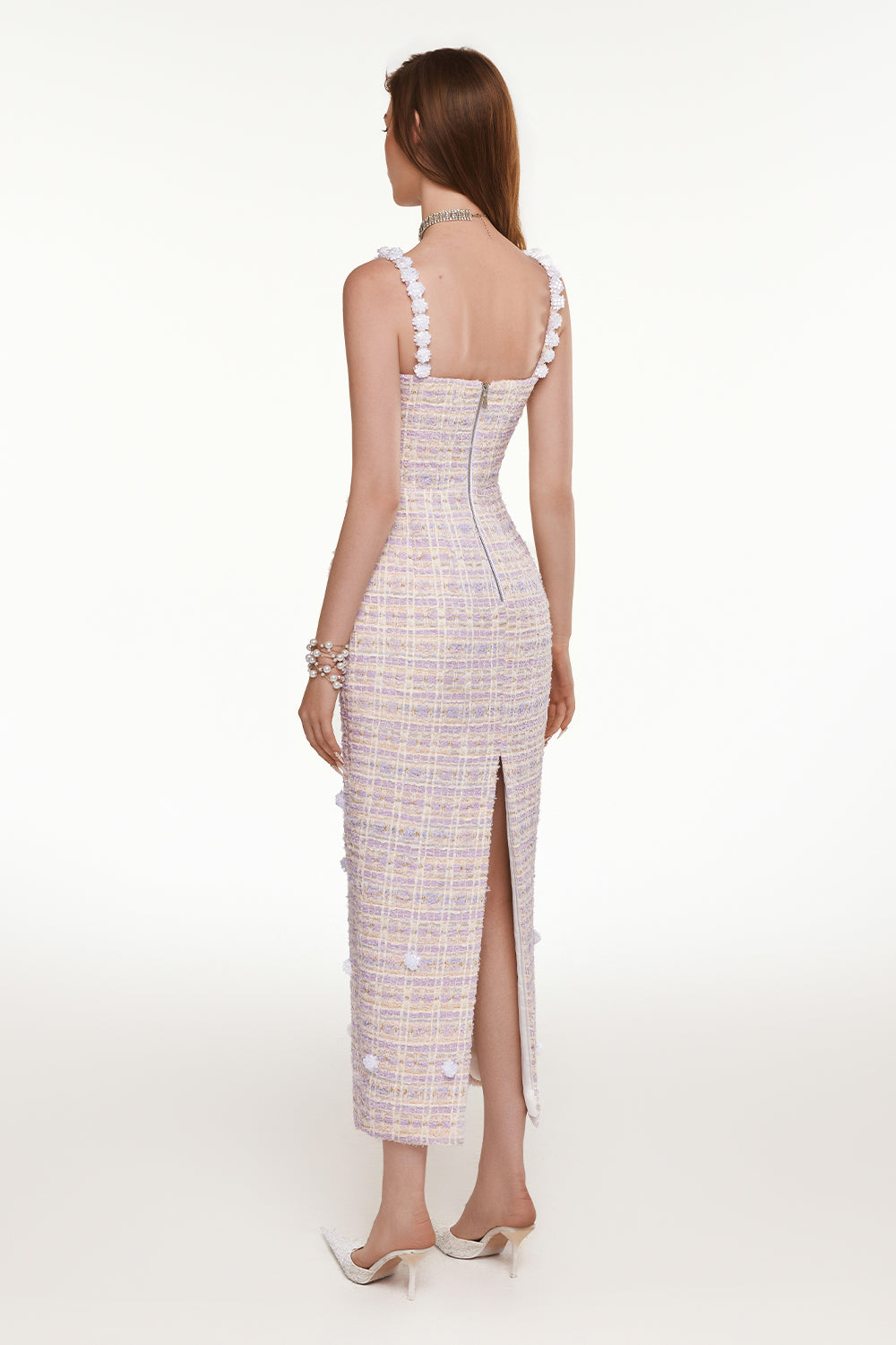 Roxana Applique Midi Dress