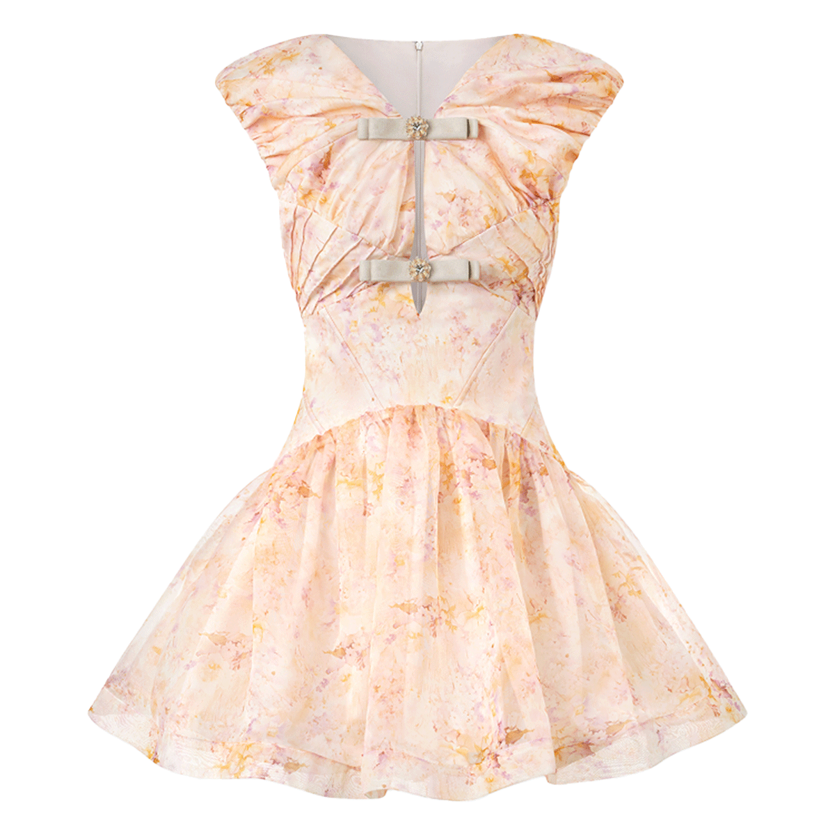 Heloise V-Neck Mini Dress