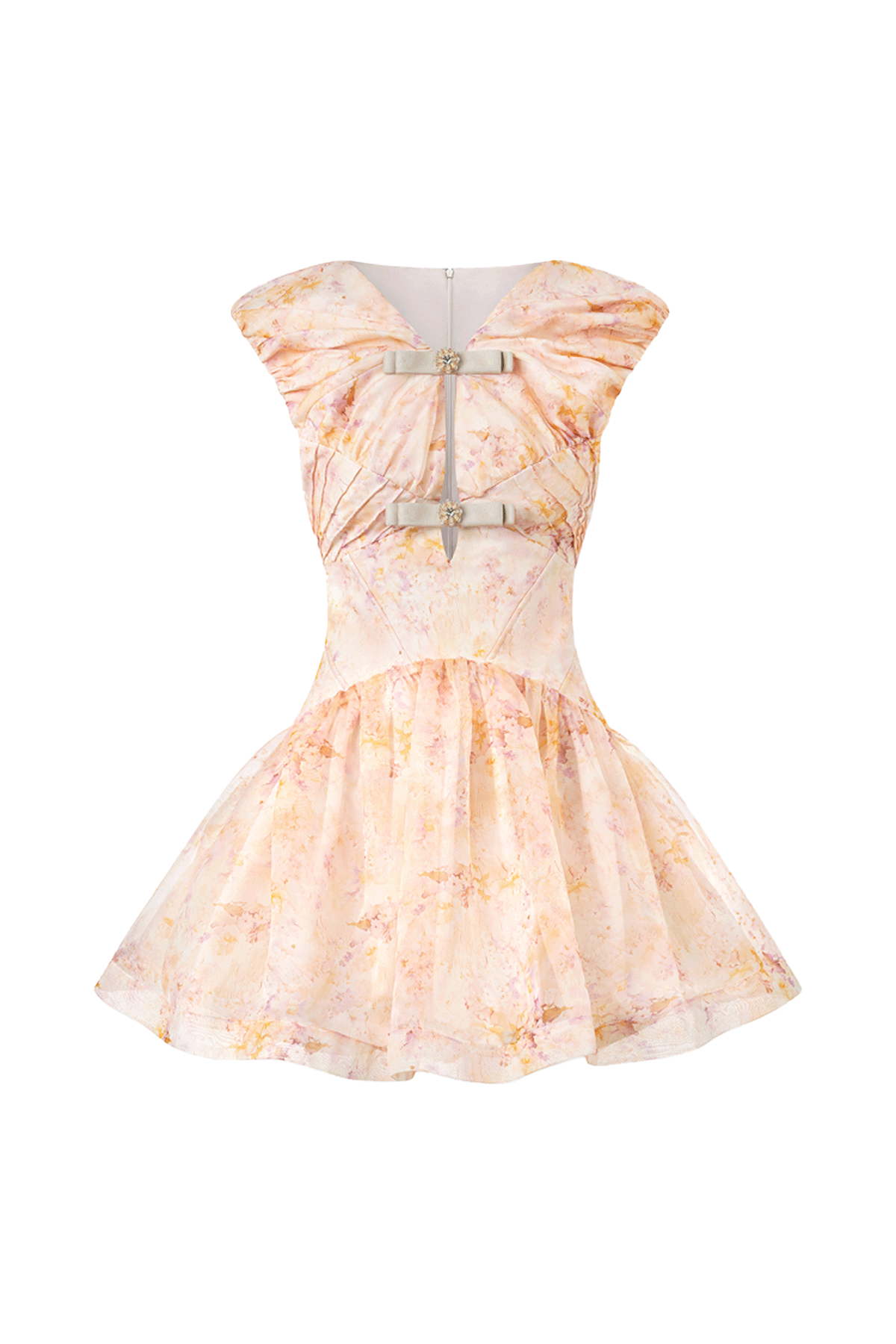 Heloise V-Neck Mini Dress