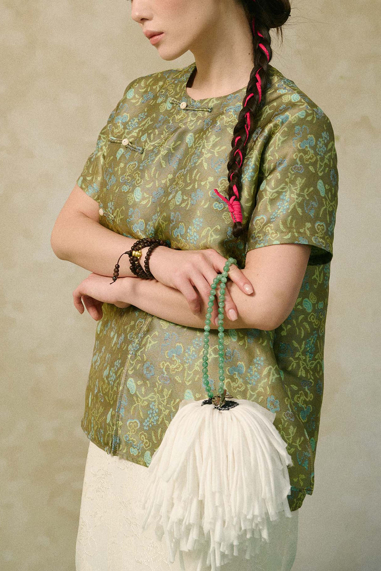 Bich Van Round Neck Top