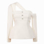 Alya Asymmetric Shoulder Top