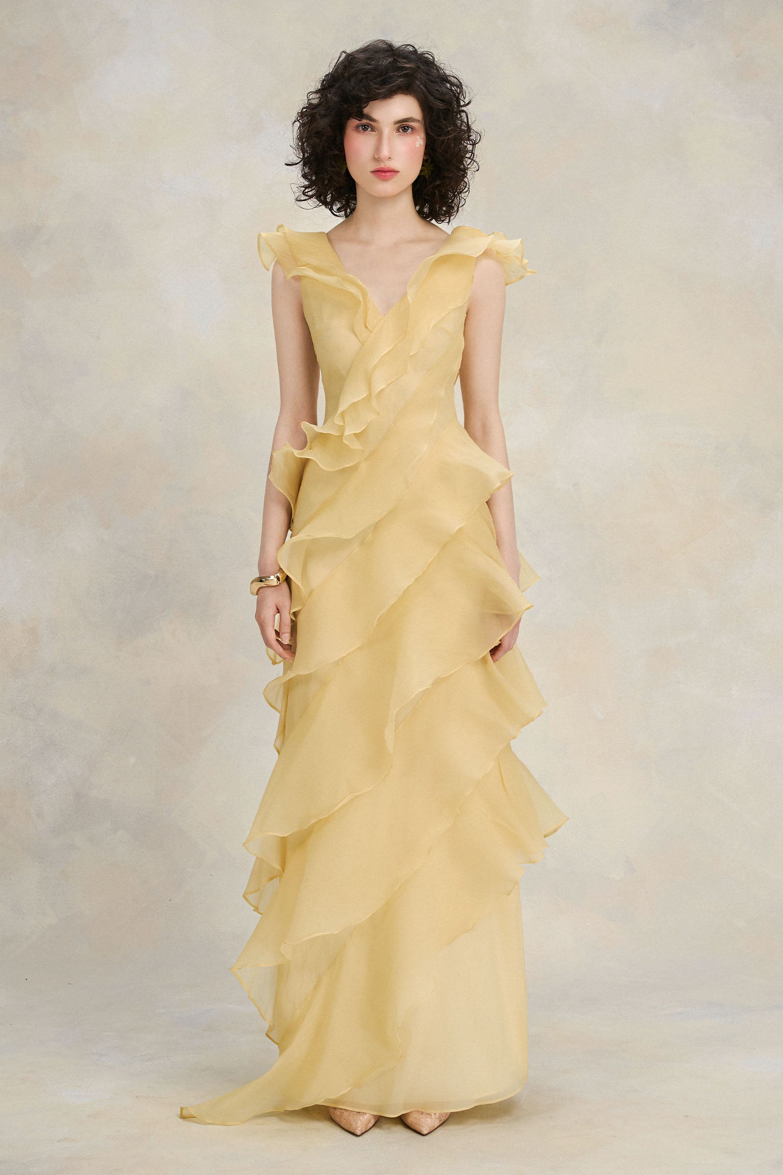 Fiora Ruffle Maxi Dress
