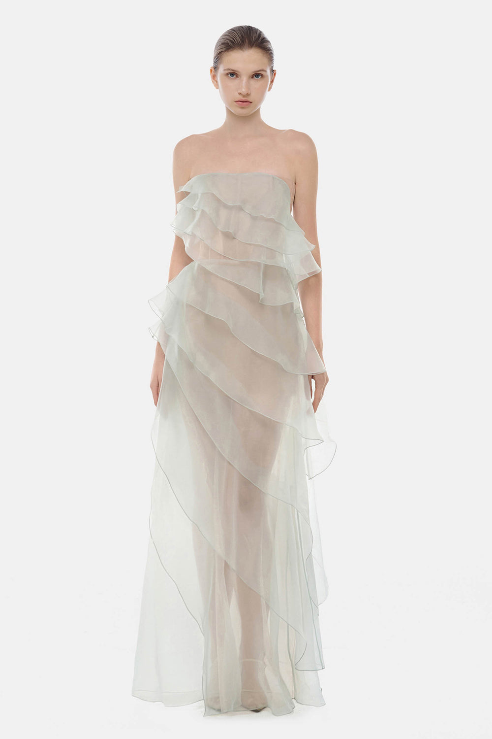 Sora Ruffle Maxi Dress