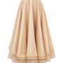 Jeanne Layered Draped Organdy Midi Skirt