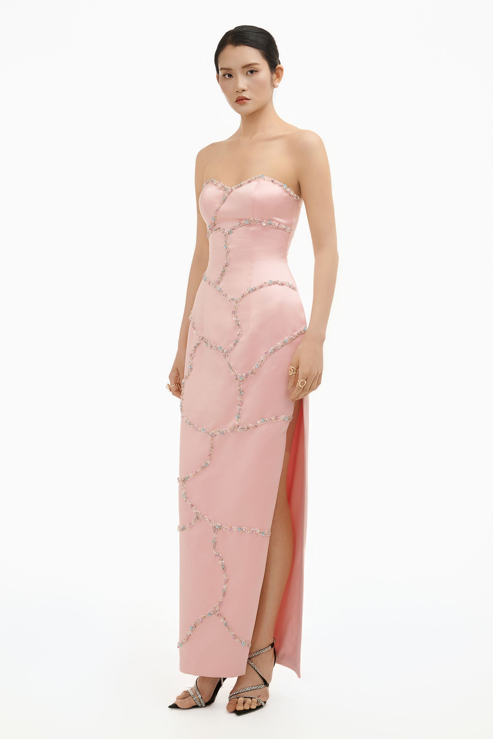 Solene Sweetheart Maxi Dress