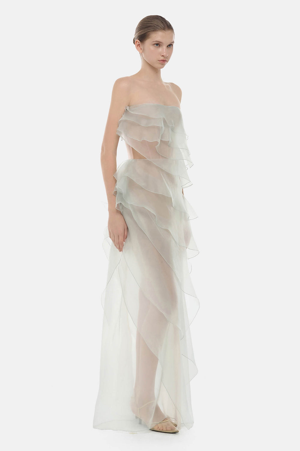 Sora Ruffle Maxi Dress
