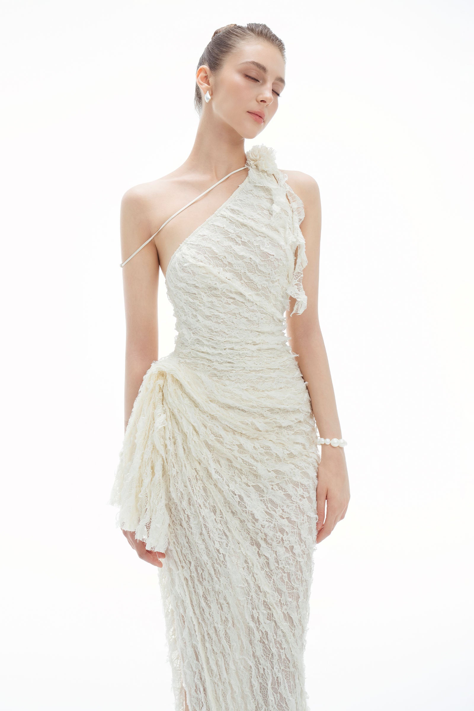 Beatrice One Shoulder Maxi Dress