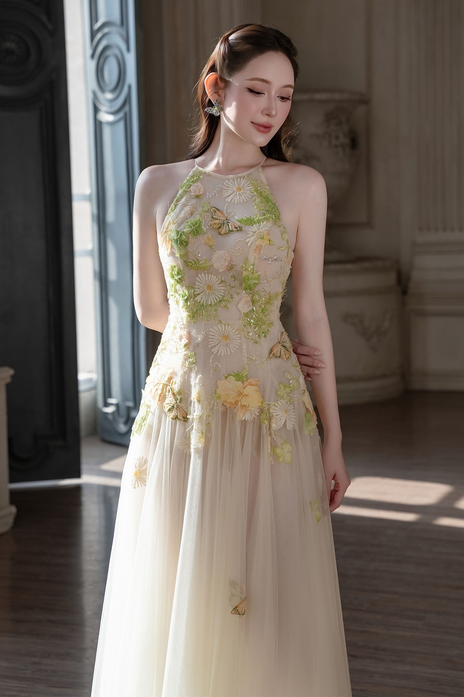 Diesel Applique Maxi Dress