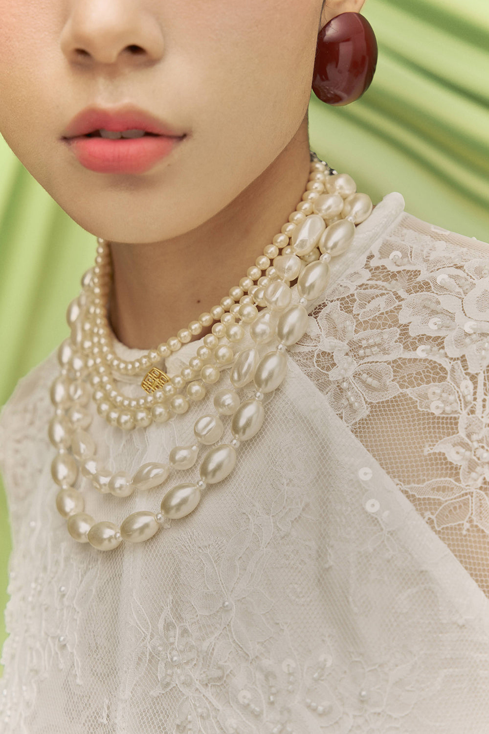 Tuyet Yen Wide Sleeve Taffeta Ao Dai Set