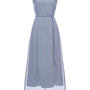 Nerina Square Neck Pleated Midi Dress