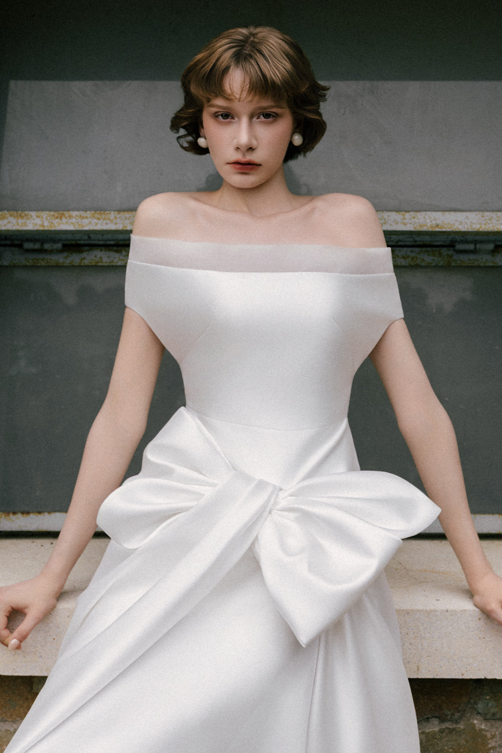 Charlotte Off-Shoulder Midi Dress