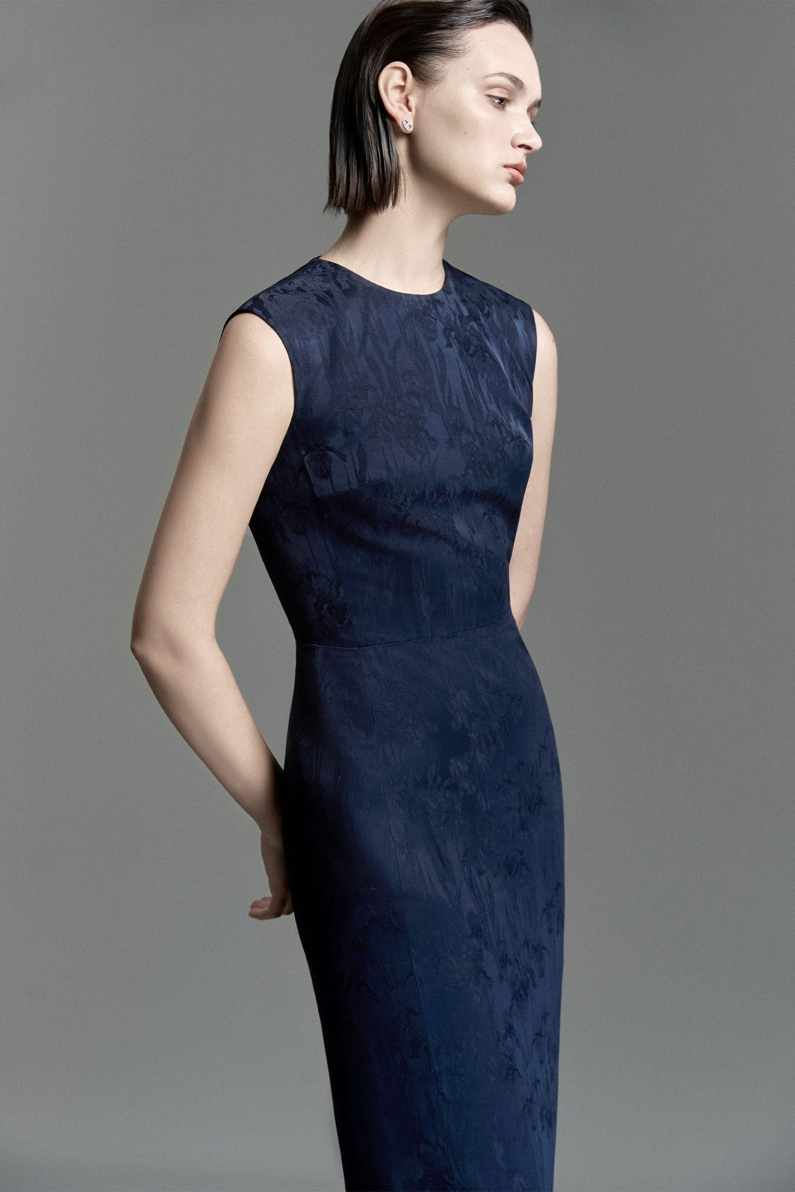 Venezia Round Neck Midi Dress