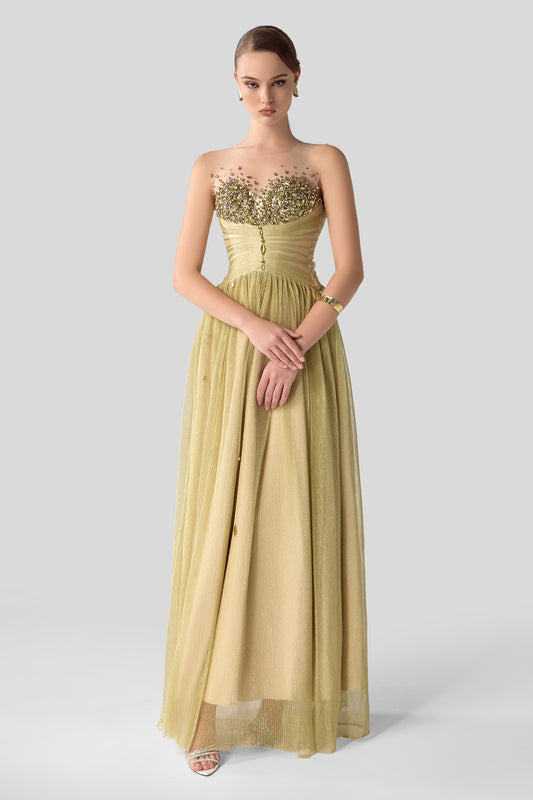 Opal Illusion Maxi Dress