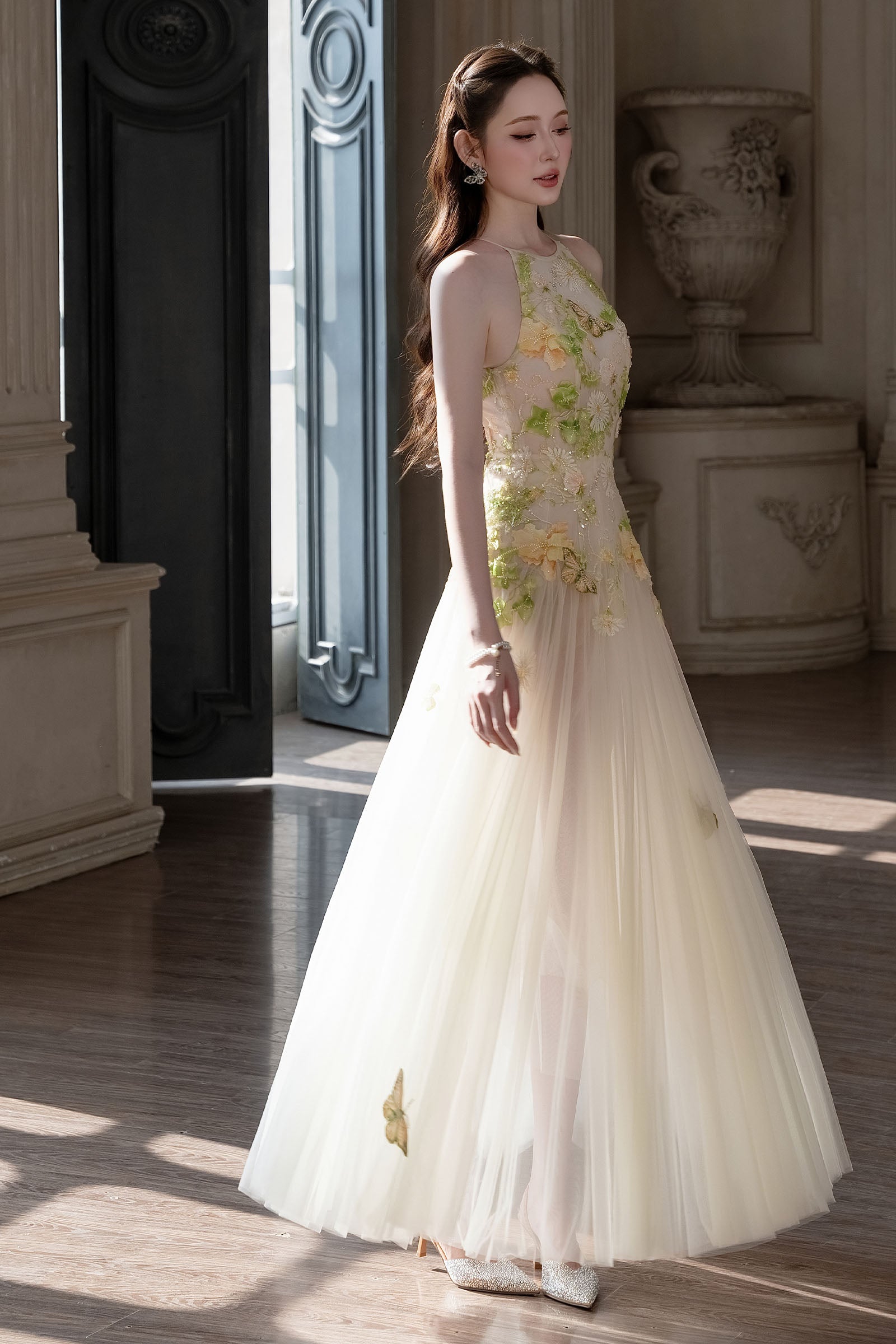 Diesel Applique Maxi Dress