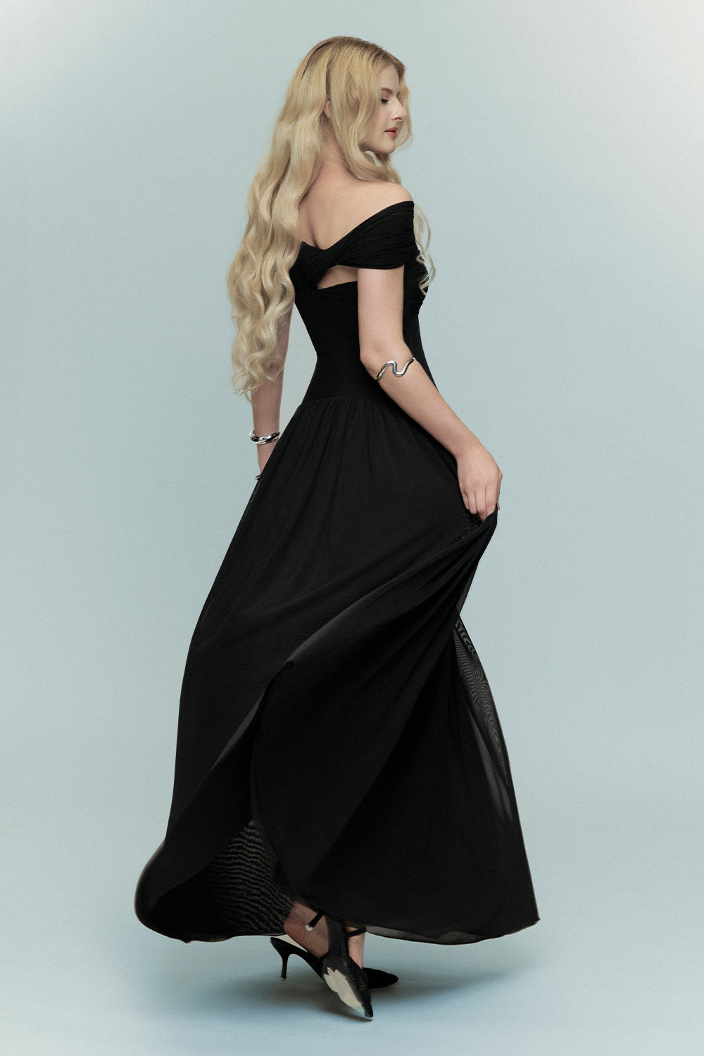 Gracie Off-Shoulder Maxi Dress