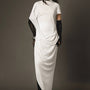 Luza Asymmetric Draped Skirt