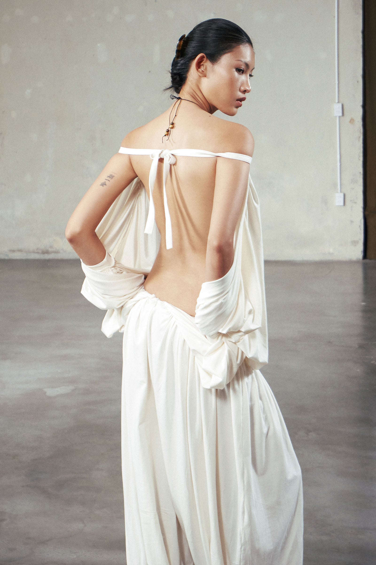 Luu Dang Batwing Sleeve Jumpsuit