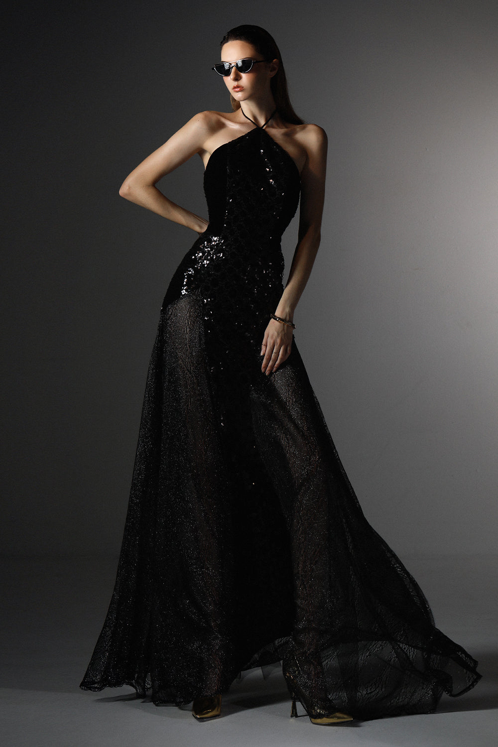 Silene Halter Maxi Dress