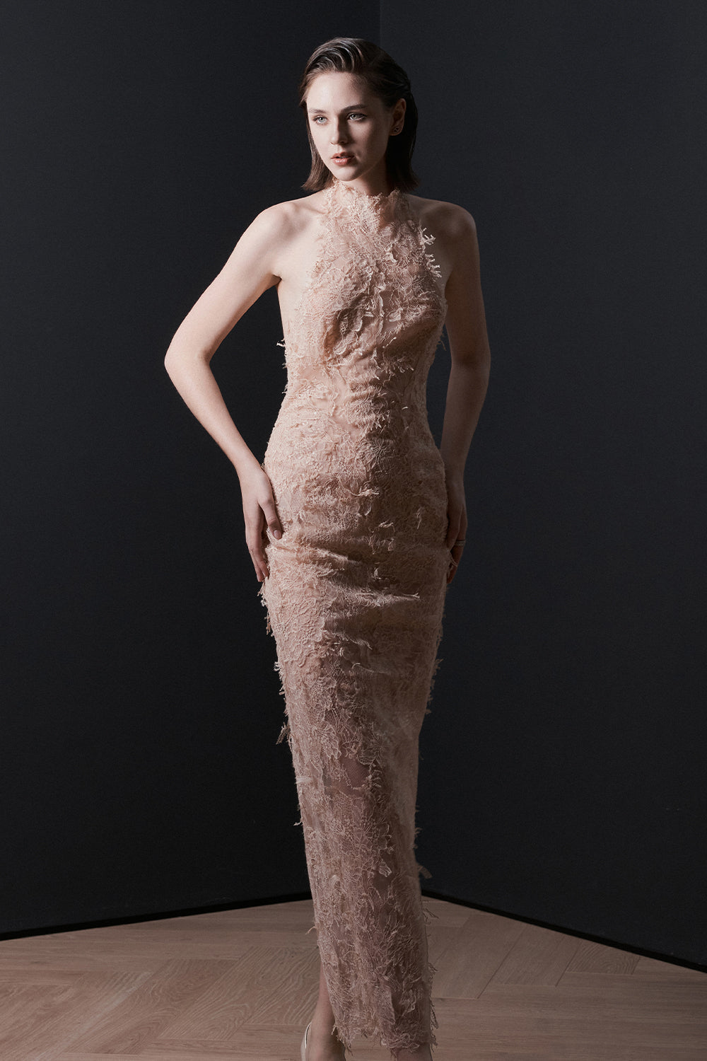 Genoa Halter Midi Dress