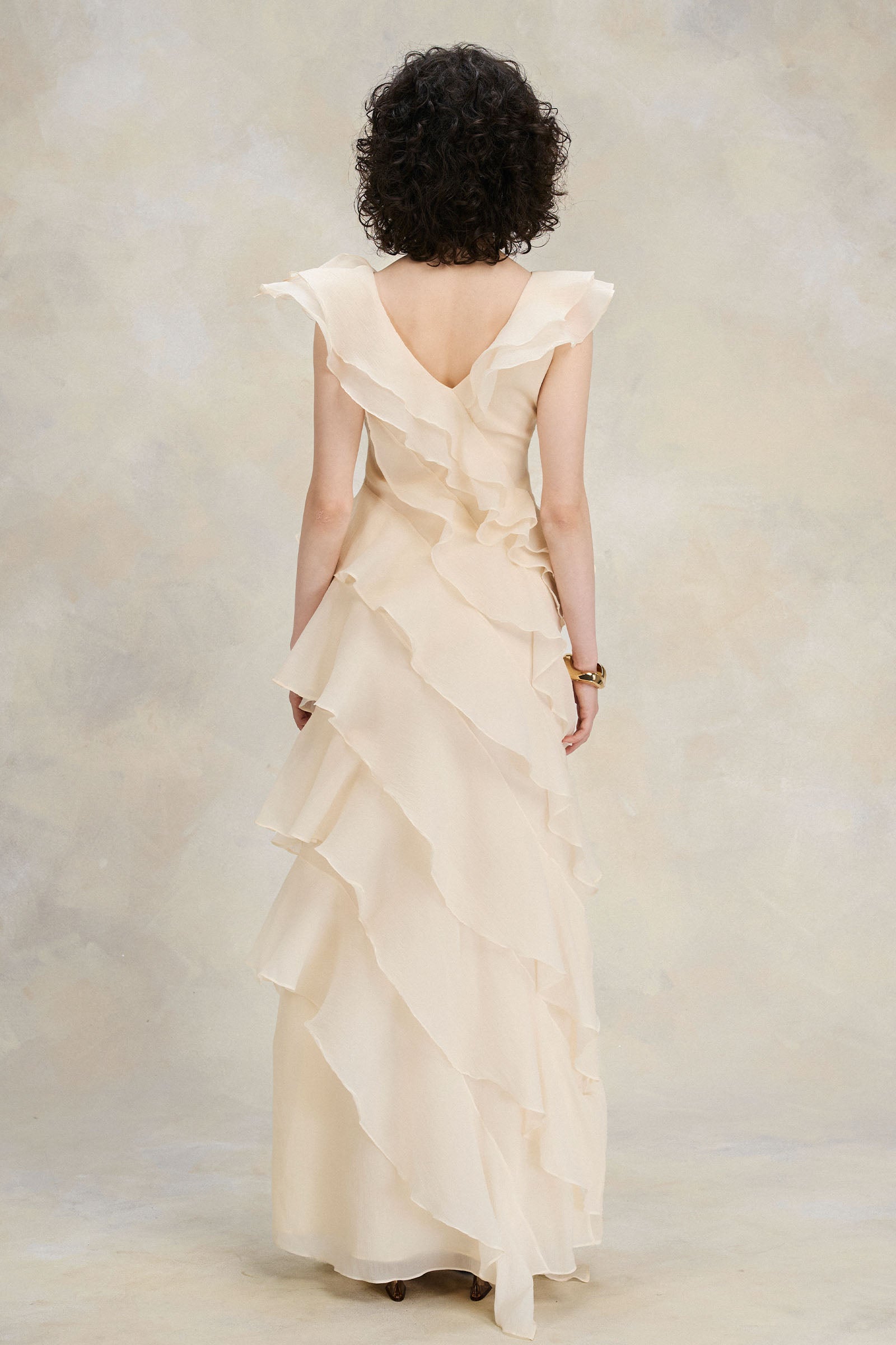 Fiora Ruffle Maxi Dress