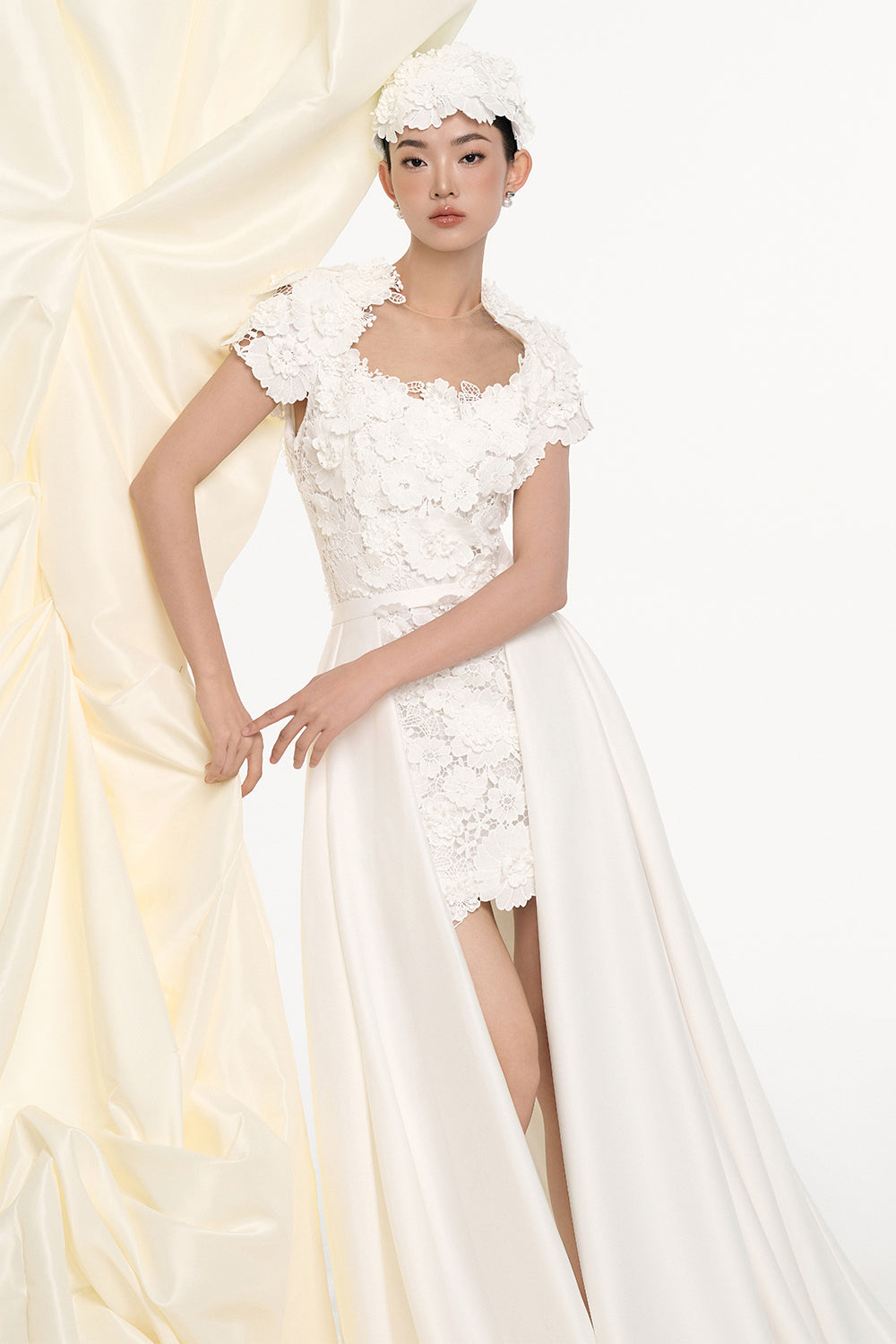 Lacin Asymmetric Maxi Dress