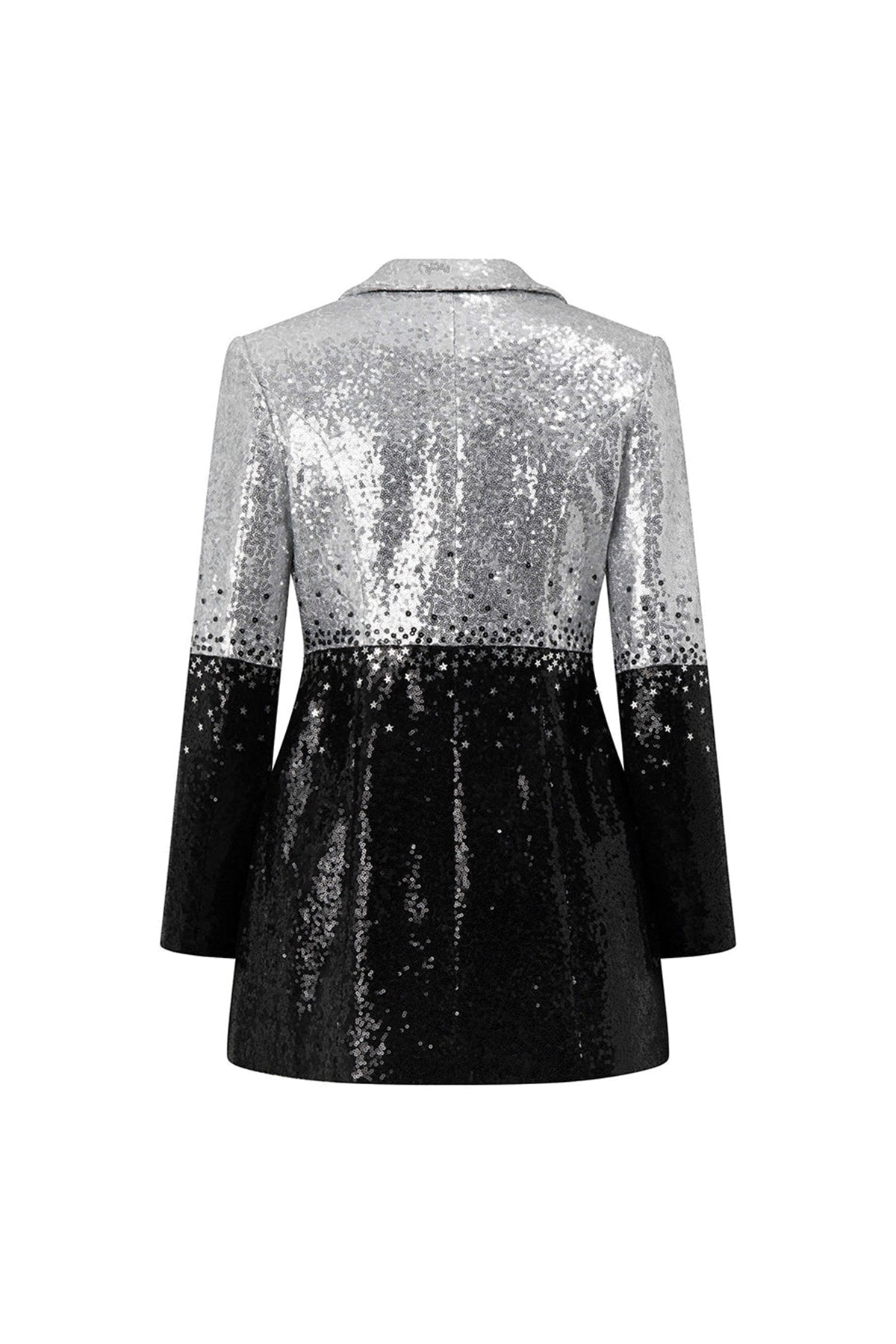 Larrisa Structured Sequin Tulle Blazer
