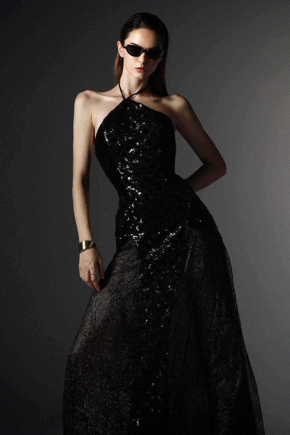 Silene Halter Maxi Dress
