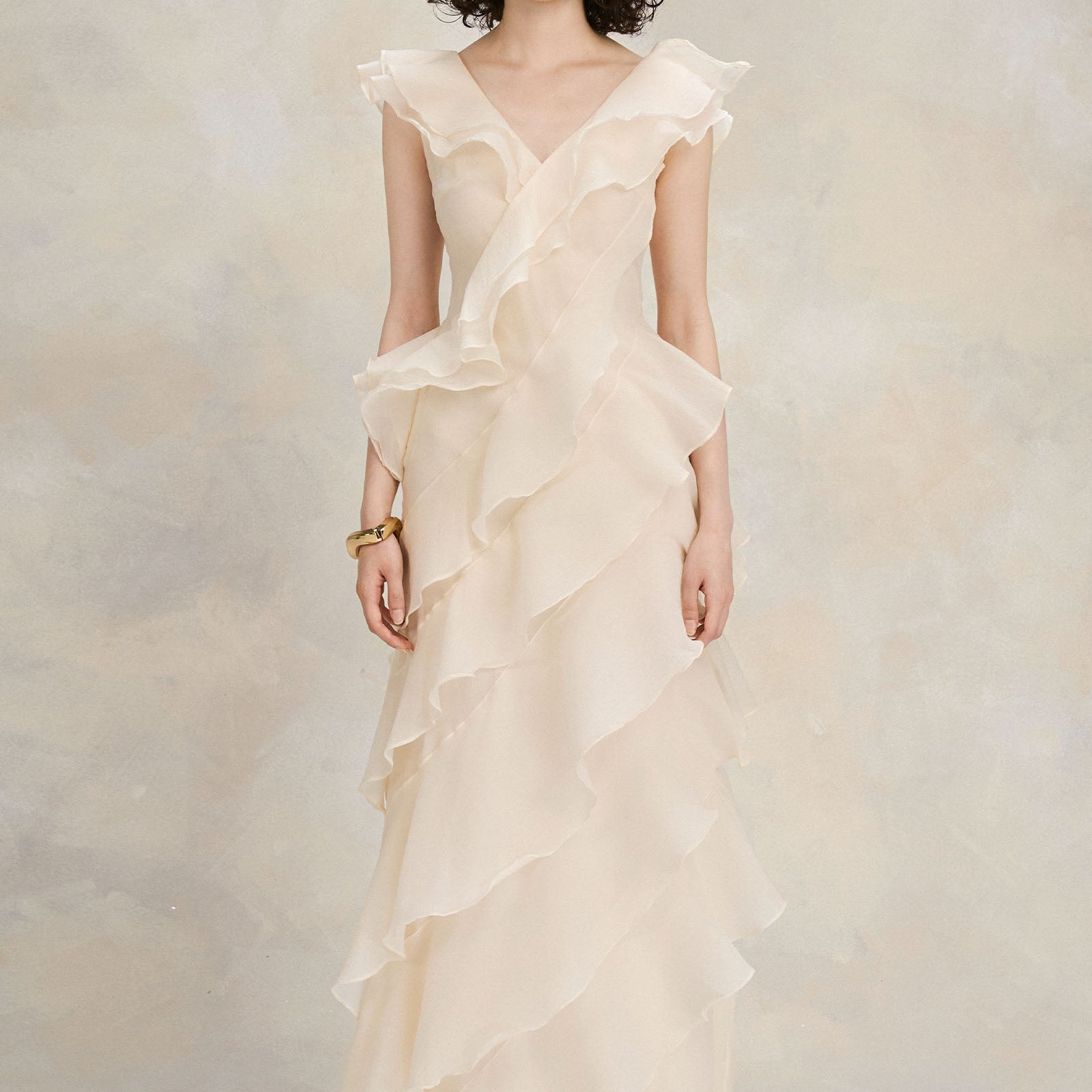 Fiora Ruffle Maxi Dress