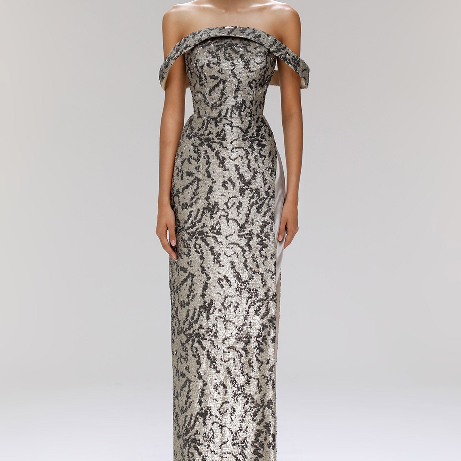 Perpetuity Off-Shoulder Maxi Dress