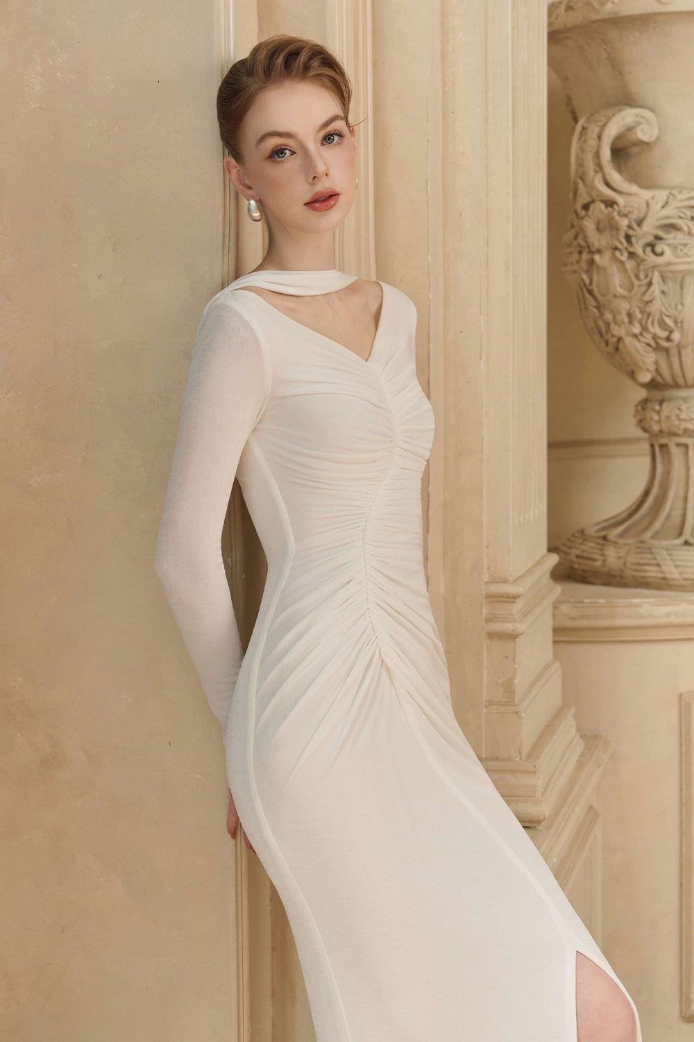 Ava Scarf Maxi Dress