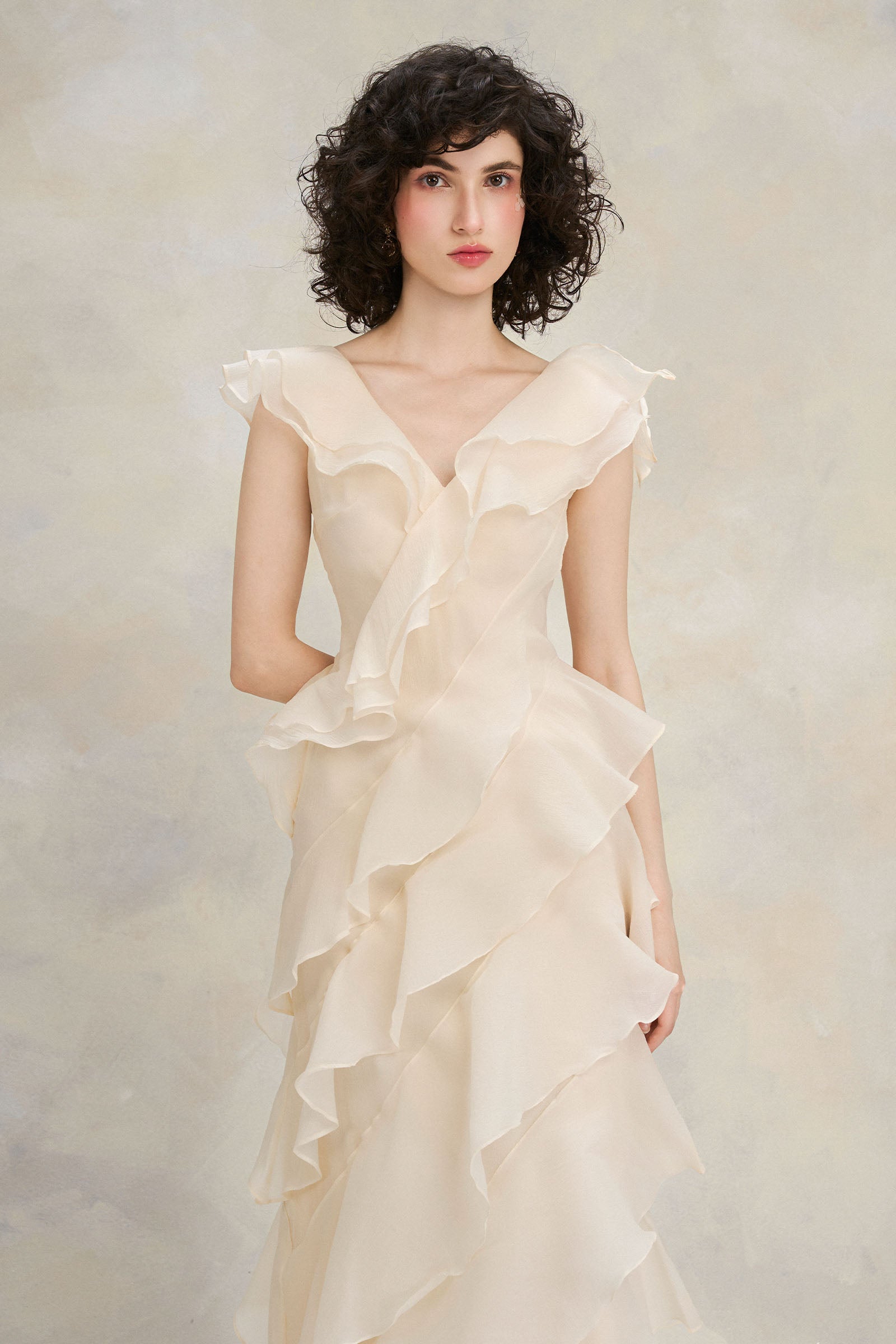 Fiora Ruffle Maxi Dress
