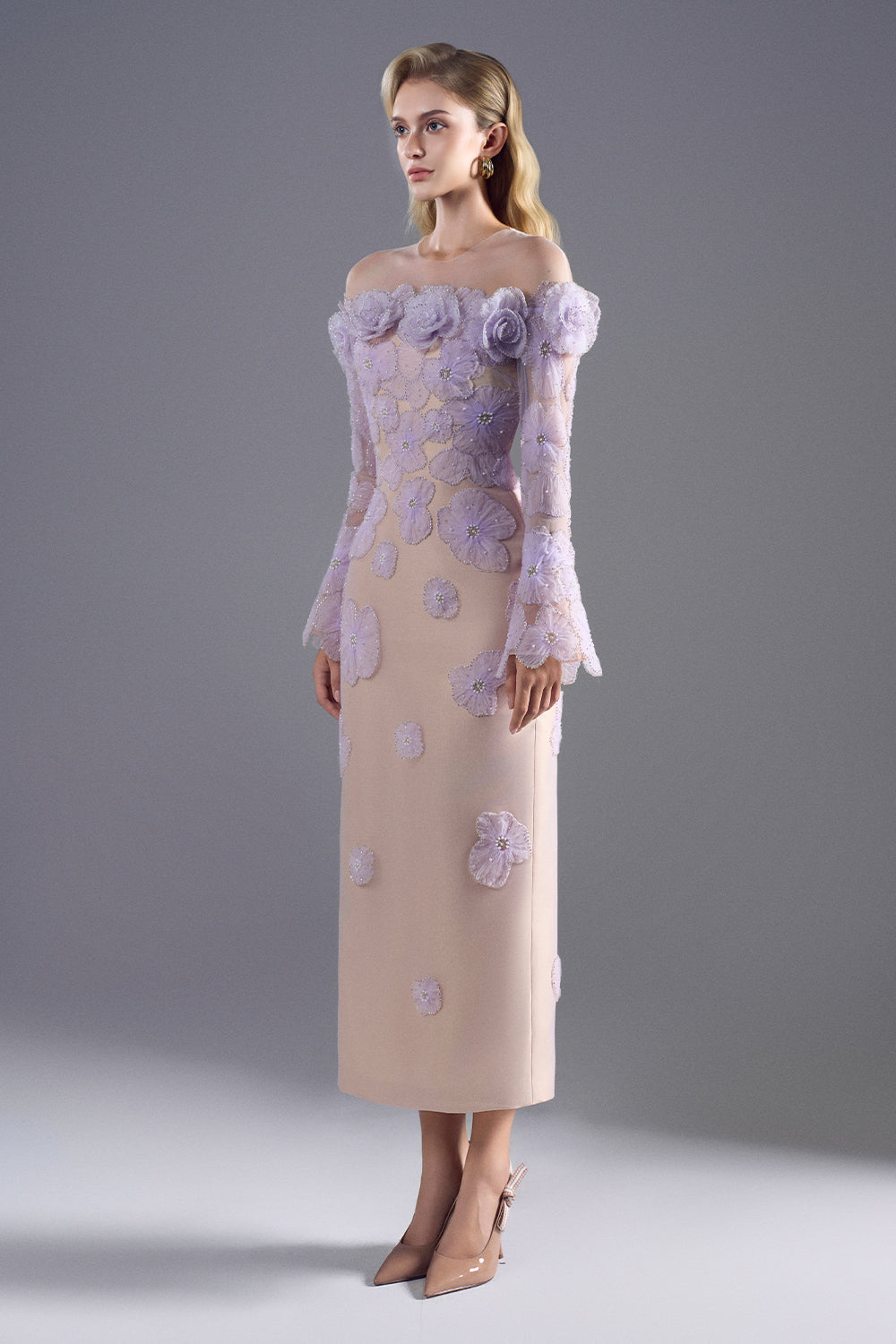 Lumière Illusion Midi Dress