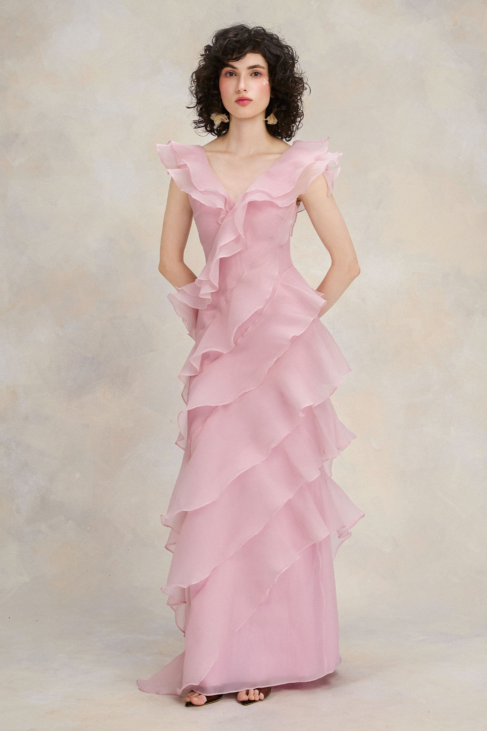 Fiora Ruffle Maxi Dress