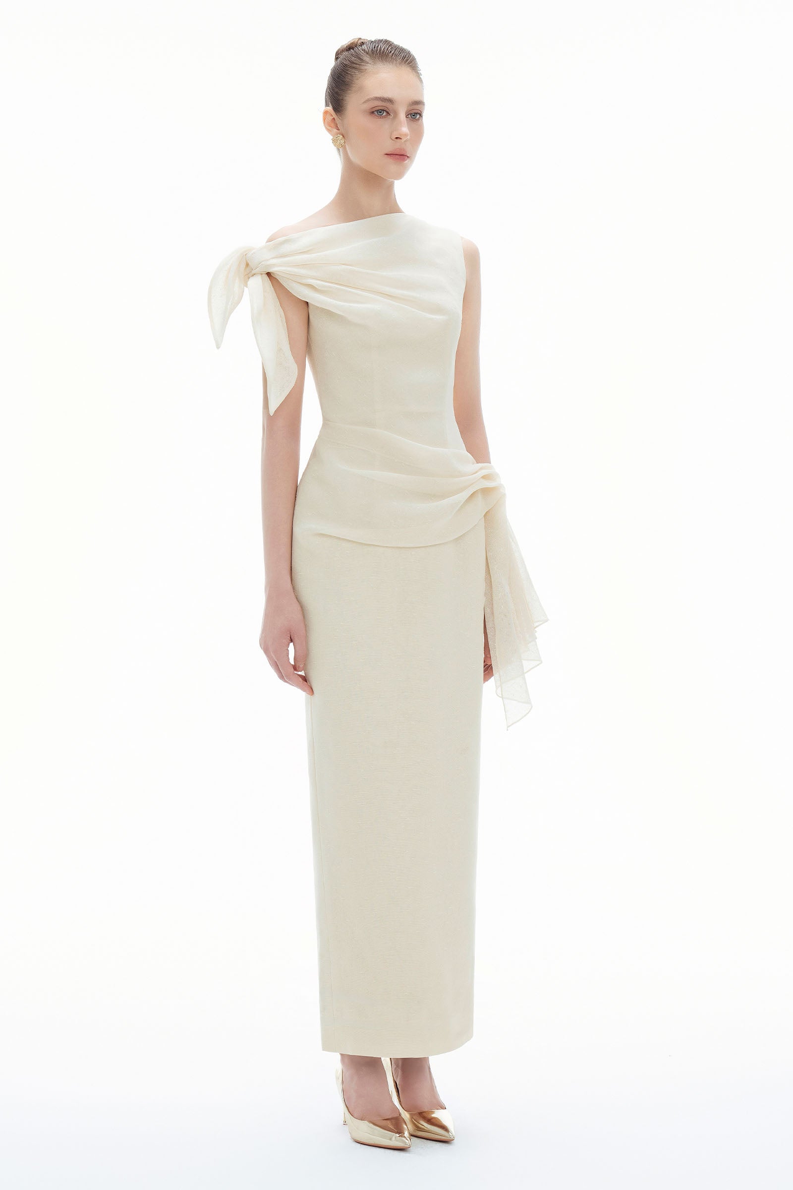 Margaret Sheath Maxi Dress