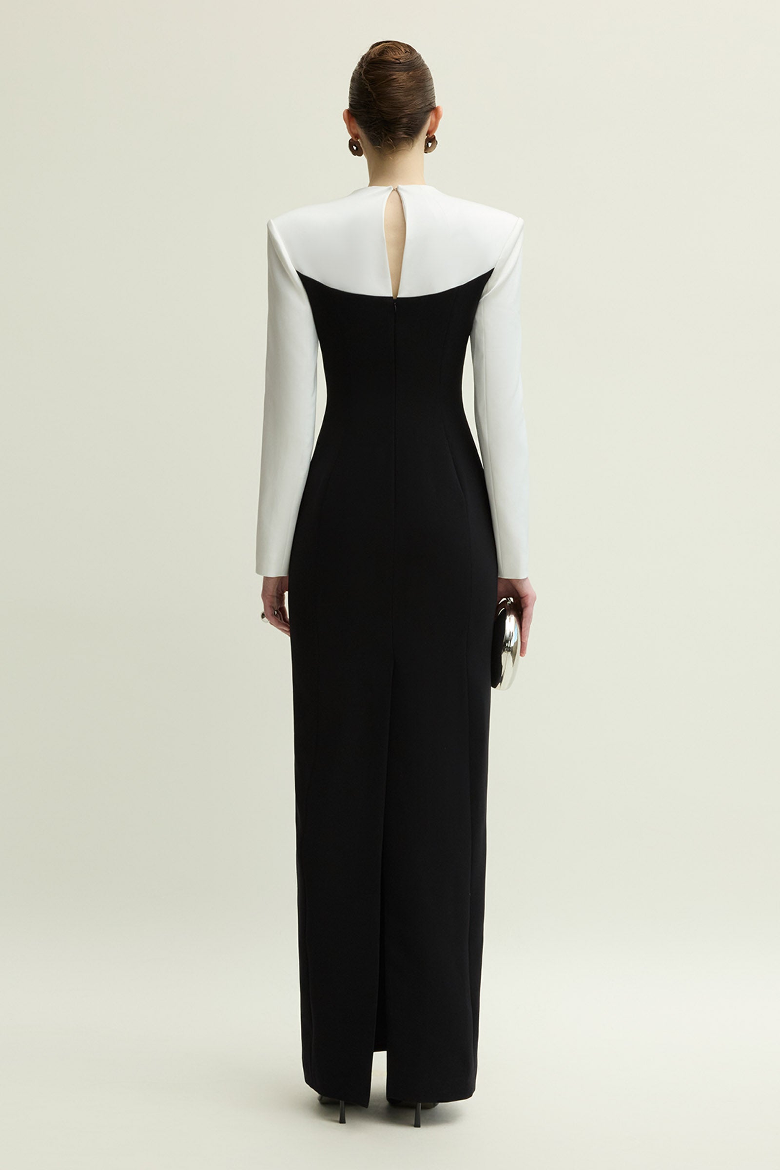 Shalom Sheath Button Maxi Dress