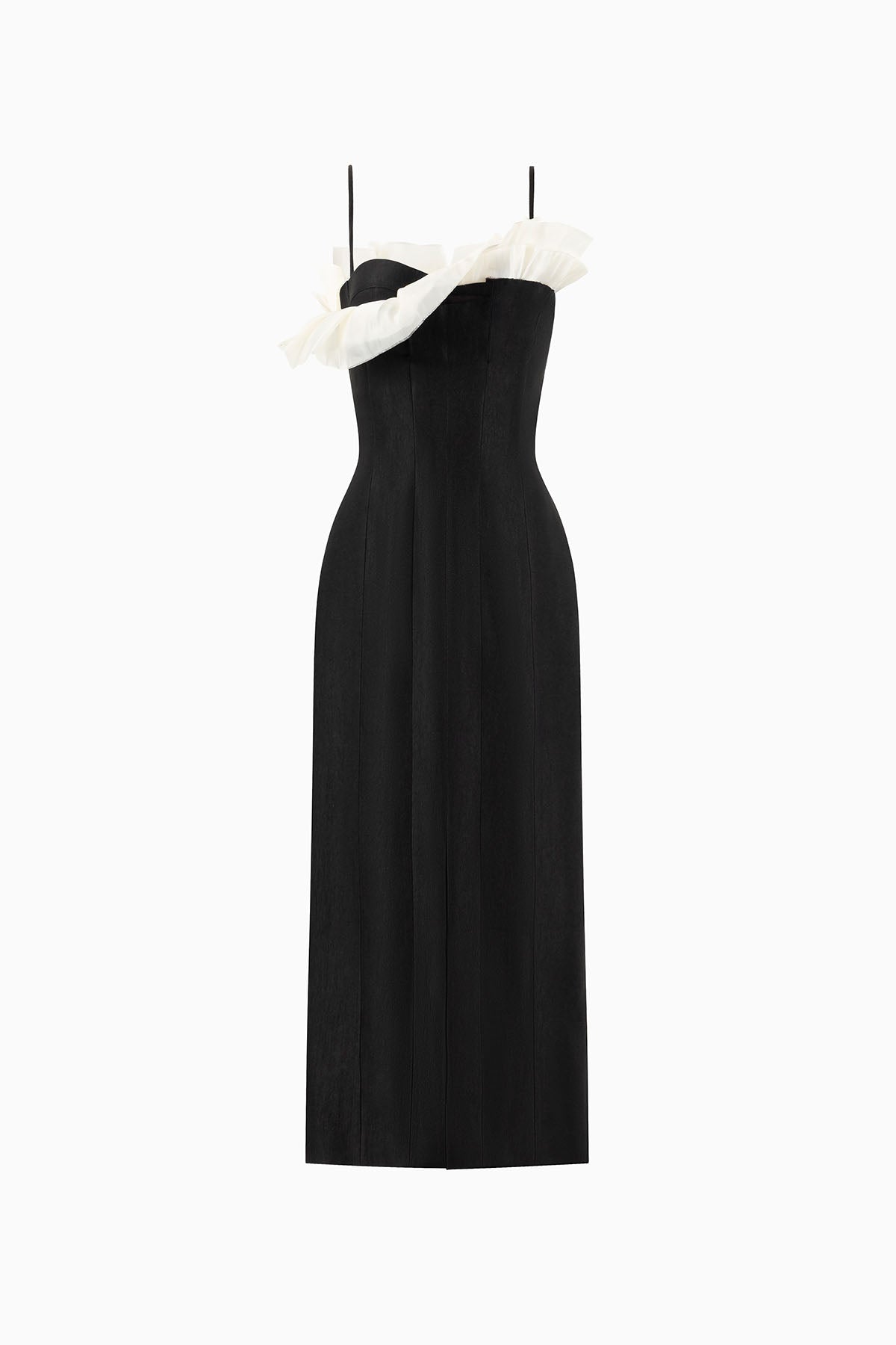 Sevee Ruffle Midi Dress