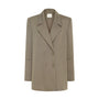 Colby Straight Double Breasted Tweed Blazer