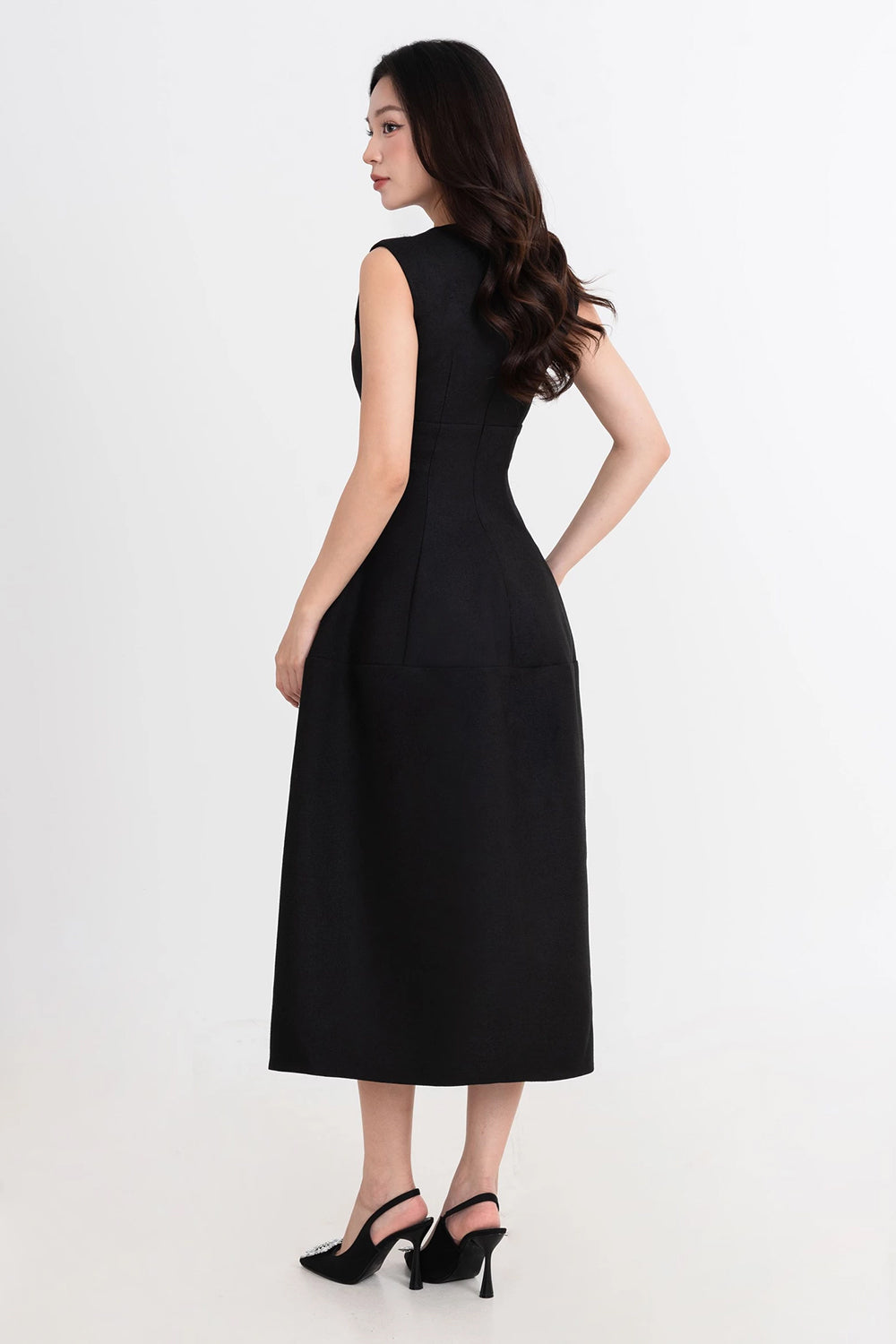 Floréa Embroidery Midi Dress