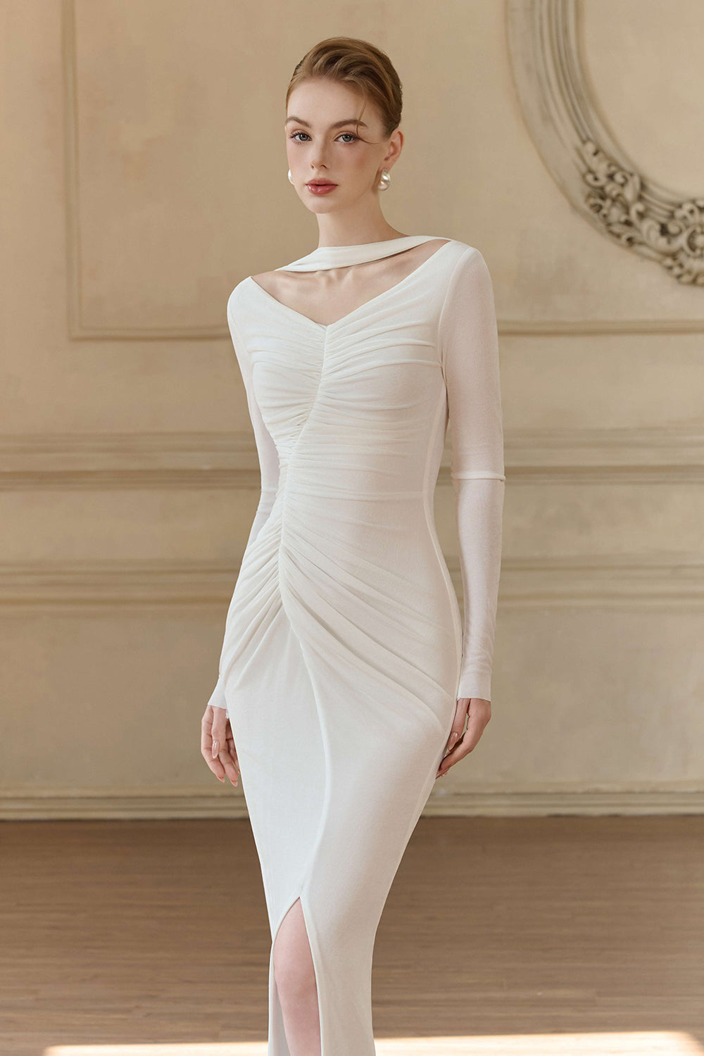 Ava Scarf Maxi Dress