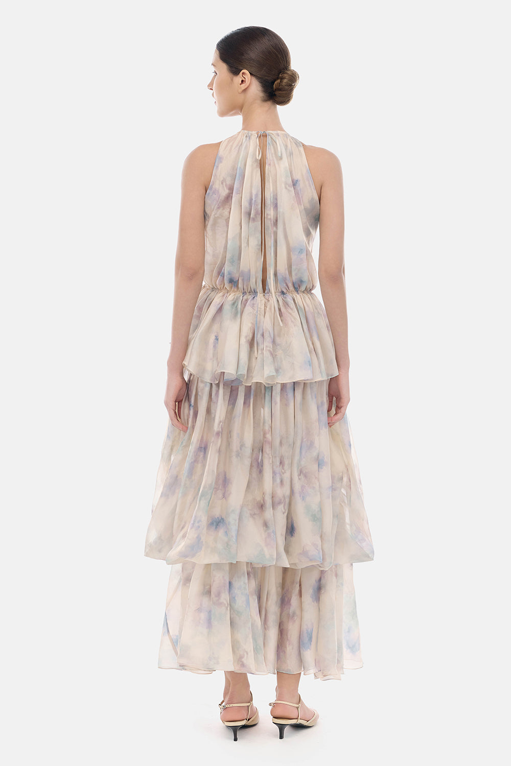 Mira Ruched Midi Dress