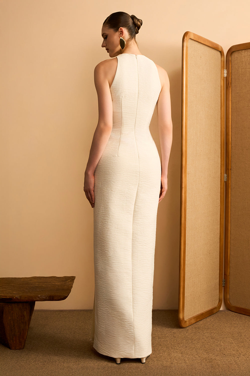 Ngoc Tuyen Halter Maxi Dress