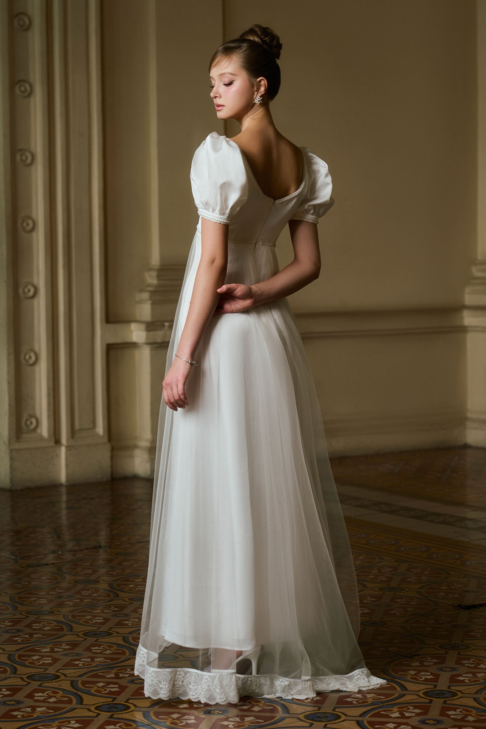 Daphne Puff Sleeve Maxi Dress