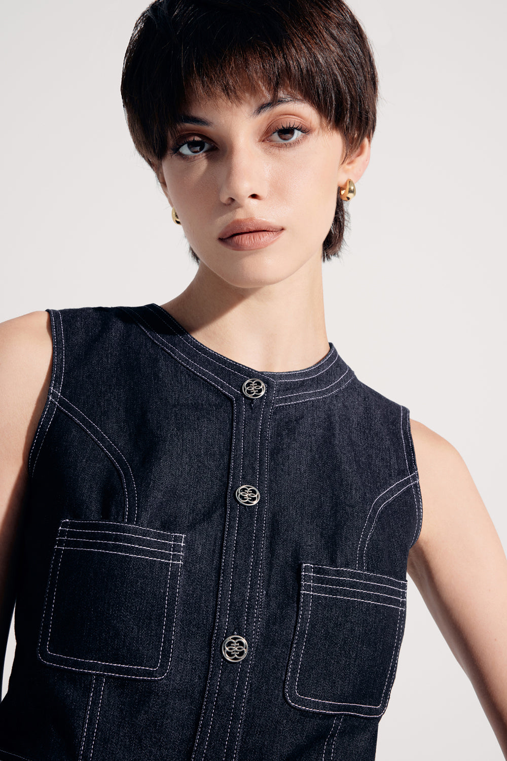 Macey Round Neck Top
