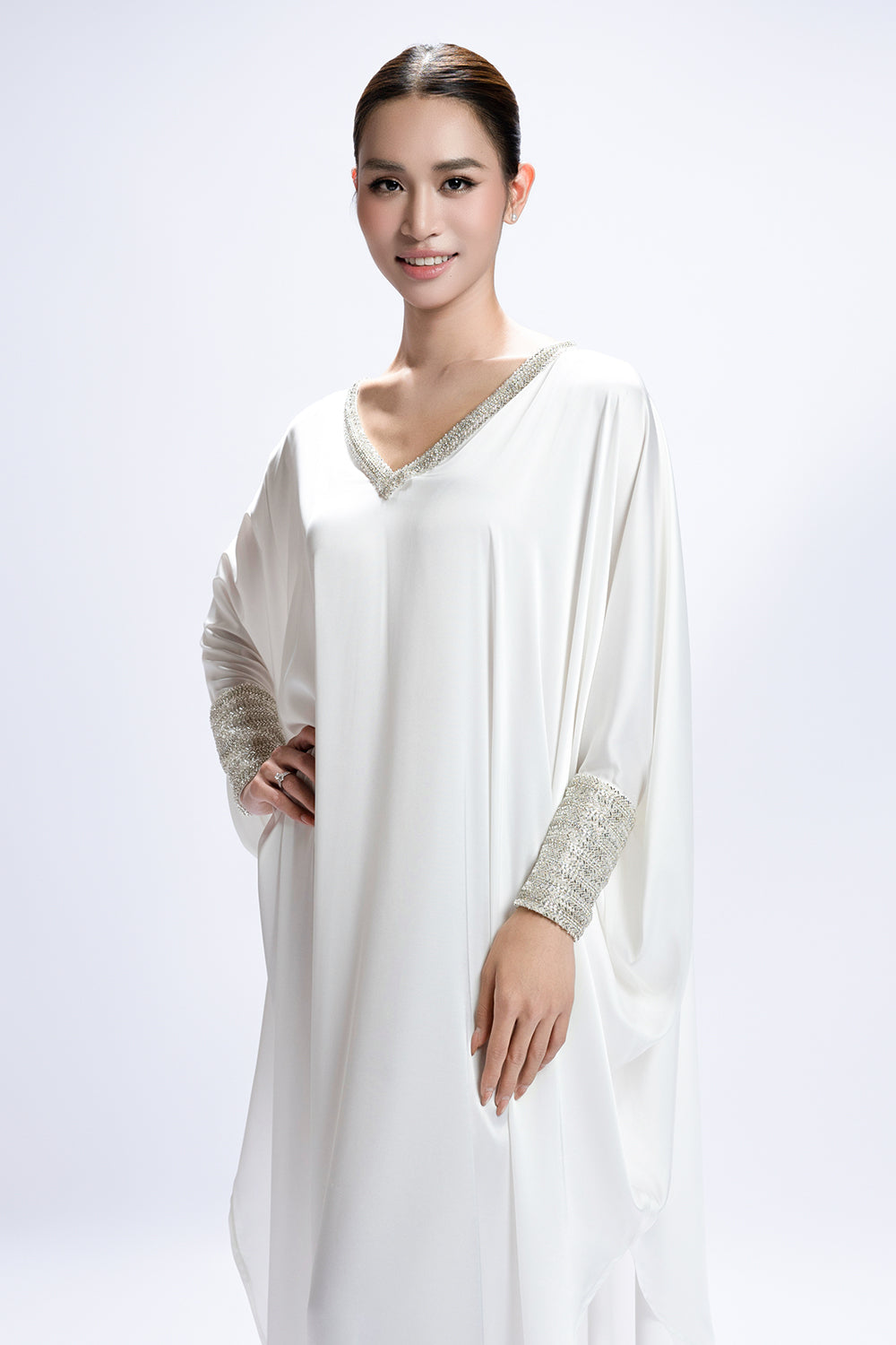 Aveline Cocoon Bead Maxi Dress