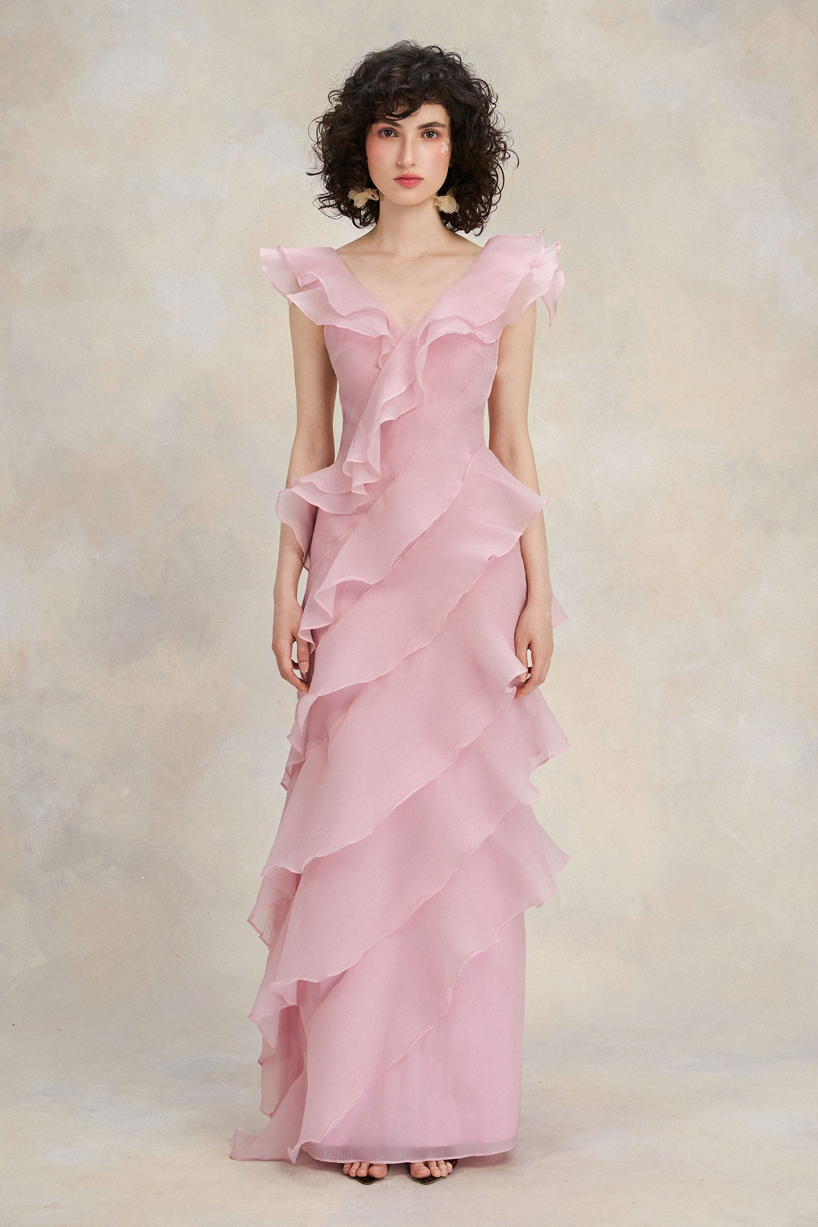 Fiora Ruffle Maxi Dress