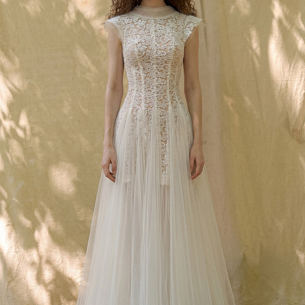 Ethereal Lace Maxi Dress