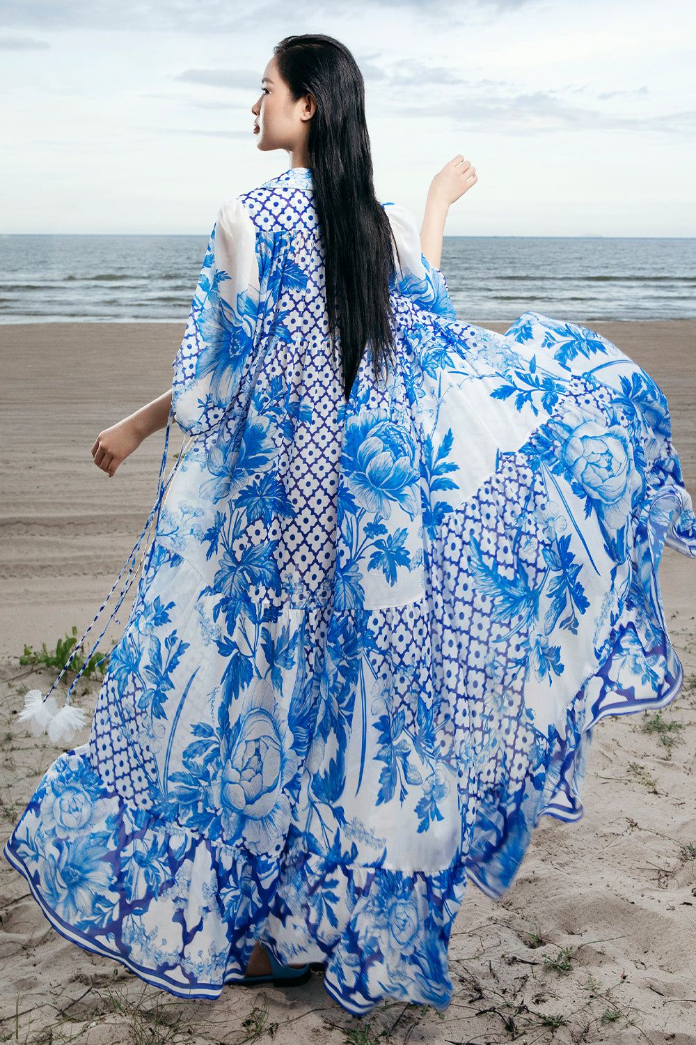 Ceralie Ruffle Maxi Dress