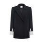 Elora Straight Long Sleeved Tweed Blazer