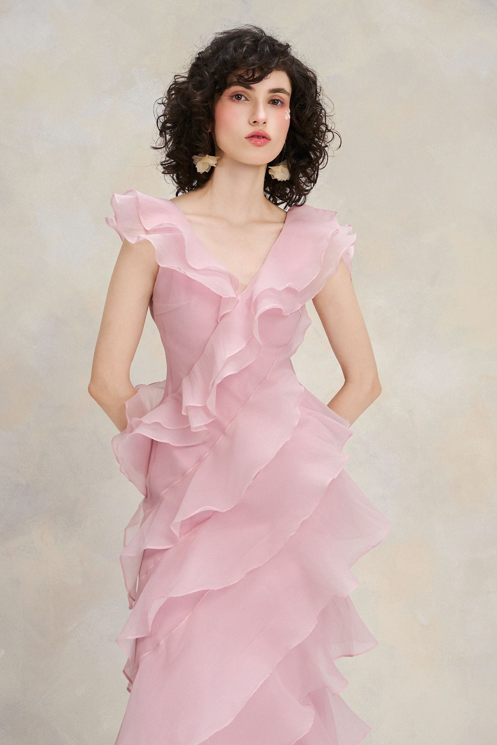 Fiora Ruffle Maxi Dress