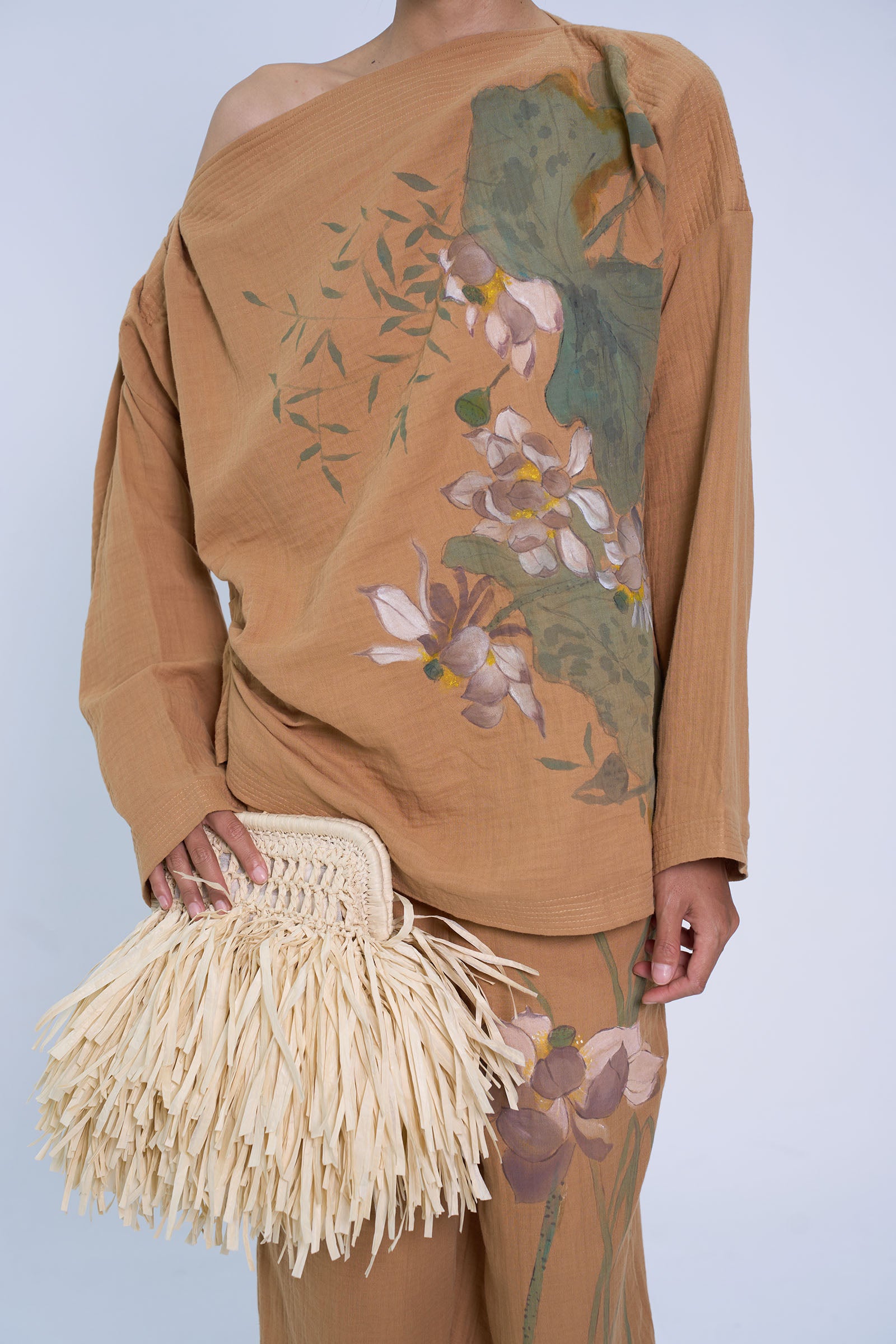 Don Hau Asymmetric Neck Top